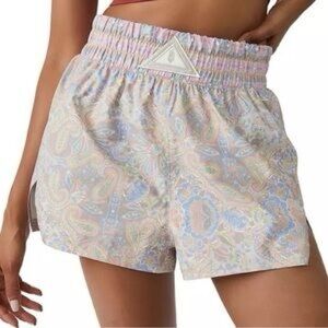 Fp Movement by Free People Next Round Pastel Paisley Shorts